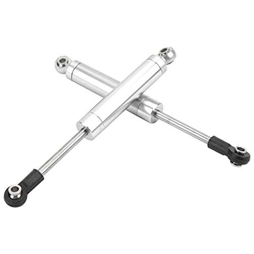 Culnflun -Stoßdämpfer, 75004 Aluminiumlegierung 102 mm gebauter Federschockdämpfer für Schrägstrich 2WD RC -Auto (Silber) von Culnflun