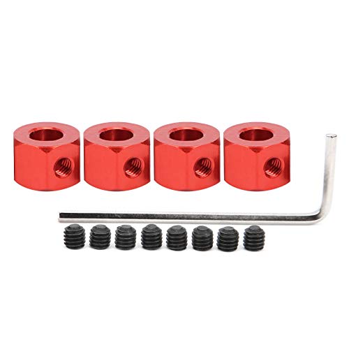 Culnflun Verlängerungsadapter aus Aluminiumlegierung, Nabenkombinator, Koppler Wpl D12 Rc Truck Extend Wheelbase Stability Enhancer (Red) von Culnflun
