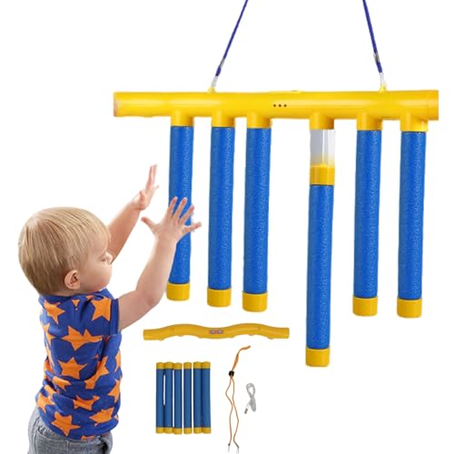 Culnflun Vibbang Catching Sticks Game, Fallende Stöcke Spiel, Fangstäbchen-Spielzeug, Reaktionstraining Spielzeug Drop Stick Game, Hand Auge Koordinationstraining Reflex Challenge Game von Culnflun