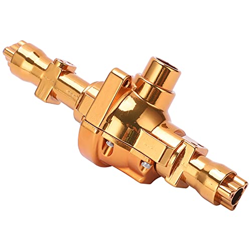 Culnflun Vorder- und Hinterachsgehäuse, Metall-Vorder- und Hinterachsgehäuse für Redcat Gen8 RER11405 1/10 RC-Car-Upgrade-Zubehör (Gold) von Culnflun