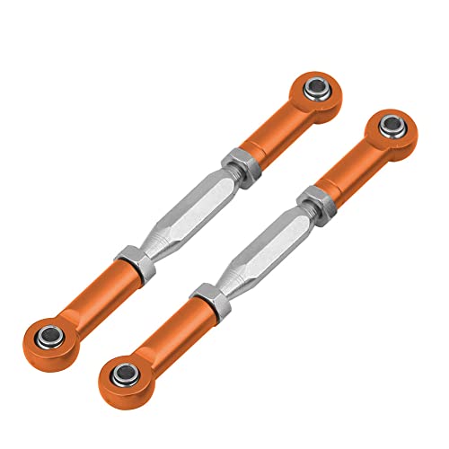 Culnflun hintere obere Lenkstangen Präzisions -CNC -Bearbeitungszubehör für FS 53633 51805 51806 1/10 RC -Auto 82mm 3,23 Zoll 2pcs (538056-or orange) von Culnflun