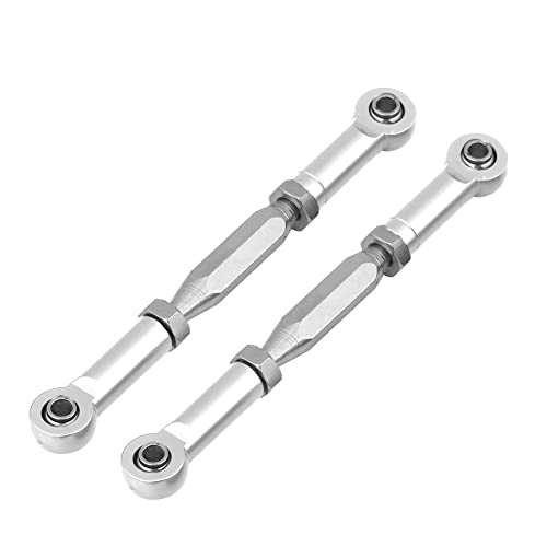 Culnflun hintere obere Lenkstangen Präzisions -CNC -Bearbeitungszubehör für FS 53633 51805 51806 1/10 RC -Auto 82mm 3,23 Zoll 2pcs (538056S Silber) von Culnflun