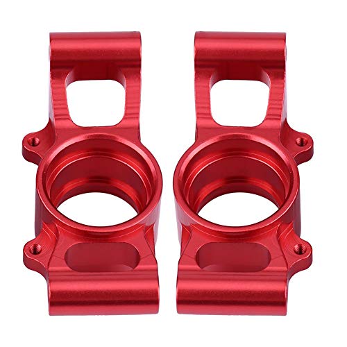 Culnflun hinterer Achse Hub -Trage Aluminiumlegierung Langlebiger Präzision CNC bearbeitete anodierte Oberfläche für x maxx 1/5 RC CAR Titanium rot 2 Pack (7752R Red) von Culnflun
