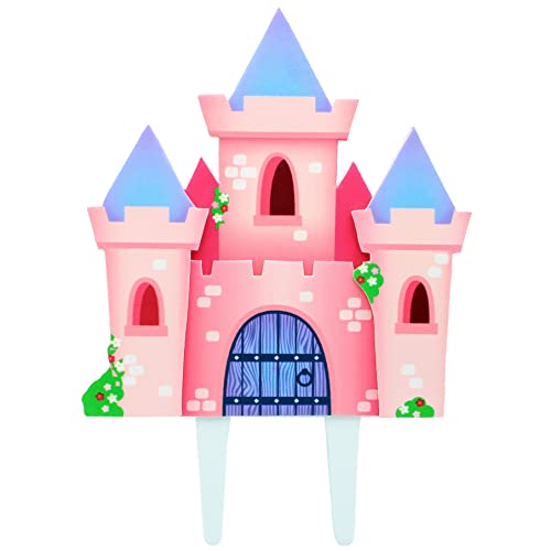 Culpitt Prinzessin Castle Kuchendekoration, 3 Schichten Blütenpaste, Kuchendekoration, bunte rosa lebensmittelechte Topper für Mädchen Geburtstag, 165 x 230 mm Culpitt Prinzessin Castle Kuchendekoration, 3 Schichten Blütenpaste, Kuchendekoration, bunte rosa lebensmittelechte Topper für Mädchen Geburtstag, 165 x 230 mm von Culpitt