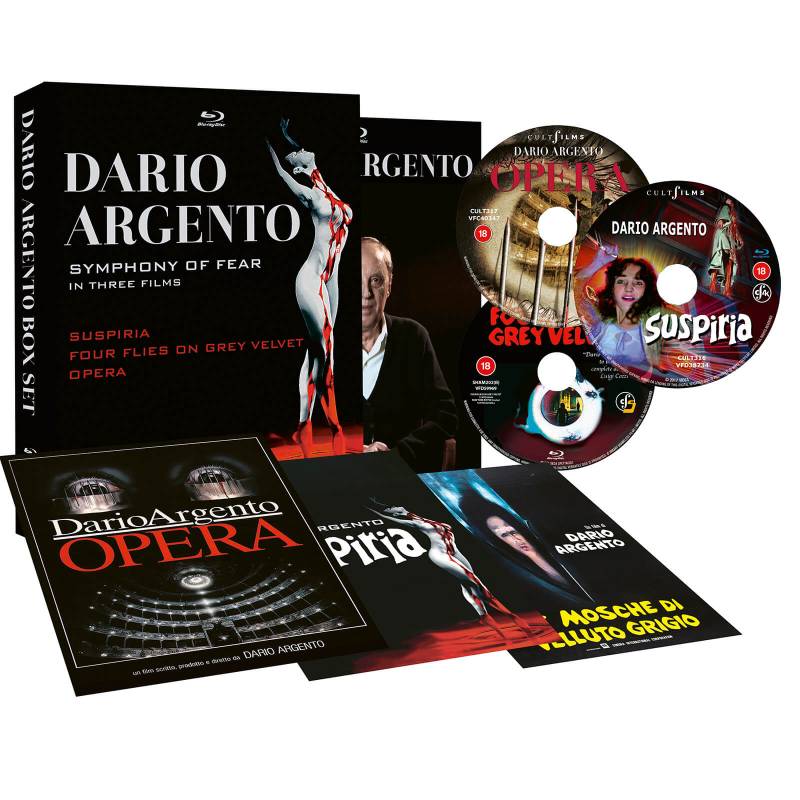 Dario Argento Box Set (Suspiria, Opera, Four Flies on Grey Velvet) von Cult Films