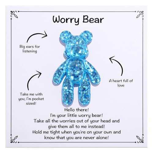 Pocket Hug Gift, A Little Pocket Hug Bear with Pocket Hug Card, Pocket Hugs for Friends, Cute Bear Pocket Hug Keepsake Ornament, Thinking of You Gifts for Birthday Wedding Thanksgiving von Cunegra