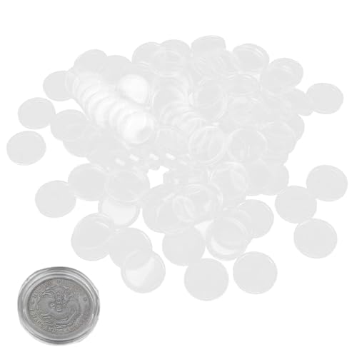 Cunlvyyds 200 -pcs -Münzhalter, klare Münzkapseln 20mm, Plastikdollarkapseln für Sammler, Plastik -Gehäuse -Sammlung Vorräte Cunlvyyds 200 -pcs -Münzhalter, klare Münzkapseln 20mm, Plastikdollarkapseln für Sammler, Plastik -Gehäuse -Sammlung Vorräte von Cunlvyyds