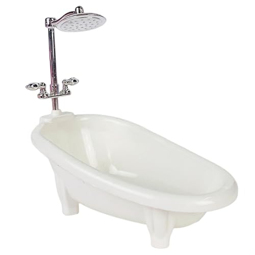 Cunlvyyds Dollhouse Badewanne mit Duschkopf DIY -Simulation Dekorative Miniaturbadewanne für Kinder tun, um Dollhouse Accessoires zu Spielen Cunlvyyds Dollhouse Badewanne mit Duschkopf DIY -Simulation Dekorative Miniaturbadewanne für Kinder tun, um Dollhouse Accessoires zu Spielen von Cunlvyyds