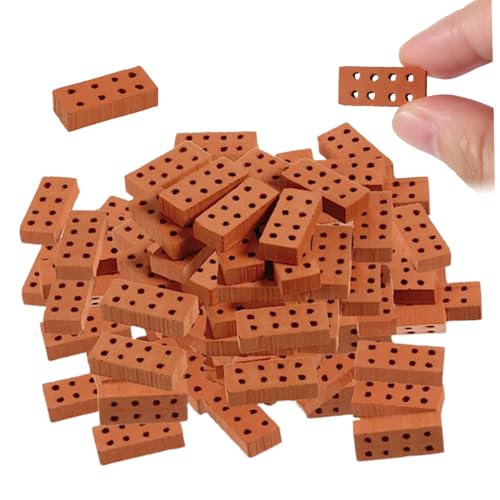 Cunlvyyds Mini Ziegel 50 Prozent wiederverwendbares Miniaturziegel Realistisches DIY Dollhouse winziges Ziegelmodell mit 8 Löchern für Mini -Gartenlandschafts -Accessoire 0, 79 x 0, 39 x, 20 Zoll Cunlvyyds Mini Ziegel 50 Prozent wiederverwendbares Miniaturziegel Realistisches DIY Dollhouse winziges Ziegelmodell mit 8 Löchern für Mini -Gartenlandschafts -Accessoire 0, 79 x 0, 39 x, 20 Zoll von Cunlvyyds