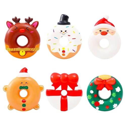 Langsamer Aufstiegsstress Ball, 6pcs süße Weihnachtsdonut -Squish -Spielzeug, Stressabbau -Squeeze -Spielzeug, weiche Flexible Bälle für Erwachsene, Kinder Goodie Bags Füllgeschenke, Squish -Kugeln Langsamer Aufstiegsstress Ball, 6pcs süße Weihnachtsdonut -Squish -Spielzeug, Stressabbau -Squeeze -Spielzeug, weiche Flexible Bälle für Erwachsene, Kinder Goodie Bags Füllgeschenke, Squish -Kugeln von Cunlvyyds