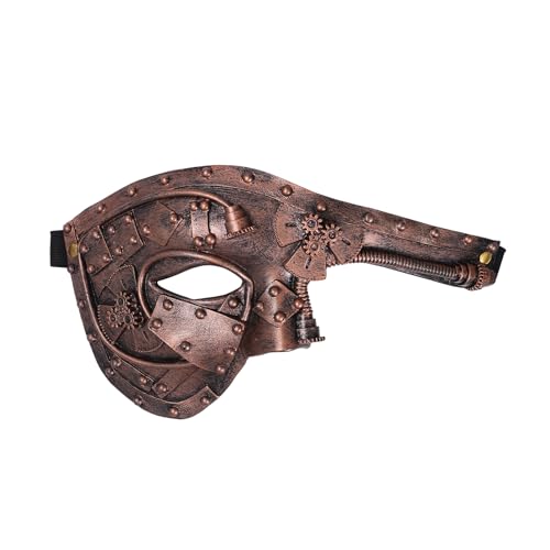 Cupimatch Masken Kostüm Herrenmaskerade Maske: Maskerade Maske Vintage Steampunk Metallroboter Venezianische Maske Feiertag Festival Party Kleid für Männer Cupimatch Masken Kostüm Herrenmaskerade Maske: Maskerade Maske Vintage Steampunk Metallroboter Venezianische Maske Feiertag Festival Party Kleid für Männer von Cupimatch