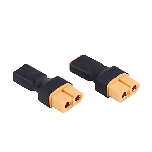 Cuque Verrückter XT30-zu-XT60-Stecker, 2 Typen Batteriekonverter-Stecker XT30-zu-XT60-RC-Drohnenanschlussadapter Drohnenanschlussadapter für Modellflugzeuge(XT30 Male to XT6 Cuque Verrückter XT30-zu-XT60-Stecker, 2 Typen Batteriekonverter-Stecker XT30-zu-XT60-RC-Drohnenanschlussadapter Drohnenanschlussadapter für Modellflugzeuge(XT30 Male to XT6 von Cuque