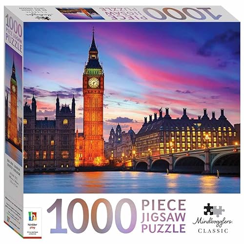 Curious Universe - Mindbogglers Puzzle 1000 Teile - Big Ben, London, England - Puzzles für Erwachsene - UK Puzzle von Curious Universe