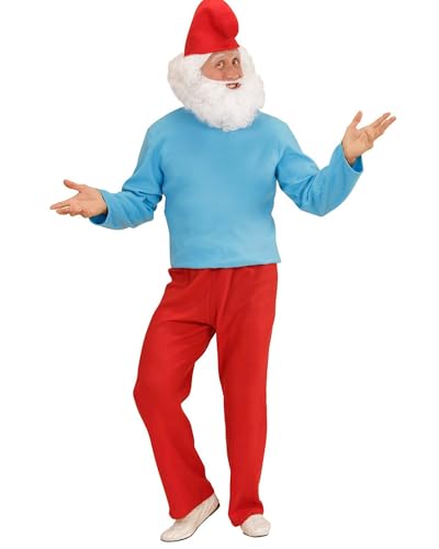 Herren Weihnachtsmann-Kostüm-Set, ausgefallenes Samt, Weihnachten, Cosplay, Outfit, Motto-Party, Bühnenshow, Rollenspiel-Kostüm mit Gürtel und Hüten (Blau B, S) von Cusghjbsg