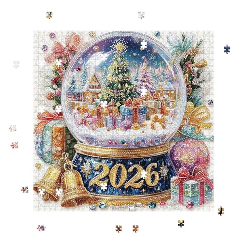 Cushangty Christmas Kristallkugel Puzzle 1000 Teile - Familien Weihnachtspuzzle 2026 - Puzzlespaß Für Erwachsene Männer Frauen Familie Aktivität Feiertagsvergnügen Entspannung Cushangty Christmas Kristallkugel Puzzle 1000 Teile - Familien Weihnachtspuzzle 2026 - Puzzlespaß Für Erwachsene Männer Frauen Familie Aktivität Feiertagsvergnügen Entspannung von Cushangty
