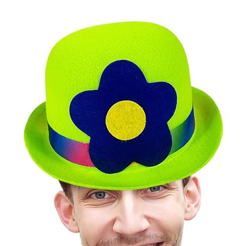 Cushangty Clownhut, Flache Kopfbedeckung Clown Kostüm, Kreatives Bequemes Narrenzubehör Für Kostüme Feste Draußen Treffen Zuhause Cushangty Clownhut, Flache Kopfbedeckung Clown Kostüm, Kreatives Bequemes Narrenzubehör Für Kostüme Feste Draußen Treffen Zuhause von Cushangty
