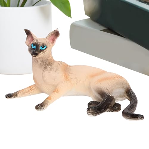 Cushangty Katze Figur - Realistische Katzendeko Für Schreibtisch,Niedliches Kitten Modell Deko, Wohnaccessoire, Sammelbare Tierfigur Für Vitrine Schreibtisch Nachttisch Cushangty Katze Figur - Realistische Katzendeko Für Schreibtisch,Niedliches Kitten Modell Deko, Wohnaccessoire, Sammelbare Tierfigur Für Vitrine Schreibtisch Nachttisch von Cushangty