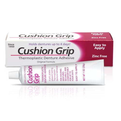 Cushion Grip - a Soft Pliable Thermoplastic for Refitting and Tightening Dentures 1 Oz (28 Grams) von Cushion Grip
