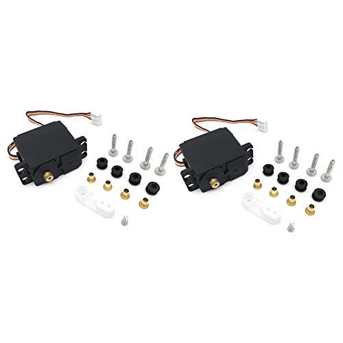 Cusstally 2 x Servo mit 5 Drähten FY-S3 SB1513 2,8 kg Metallgetriebe für Autozubehör High Speed RC Cusstally 2 x Servo mit 5 Drähten FY-S3 SB1513 2,8 kg Metallgetriebe für Autozubehör High Speed RC von Cusstally