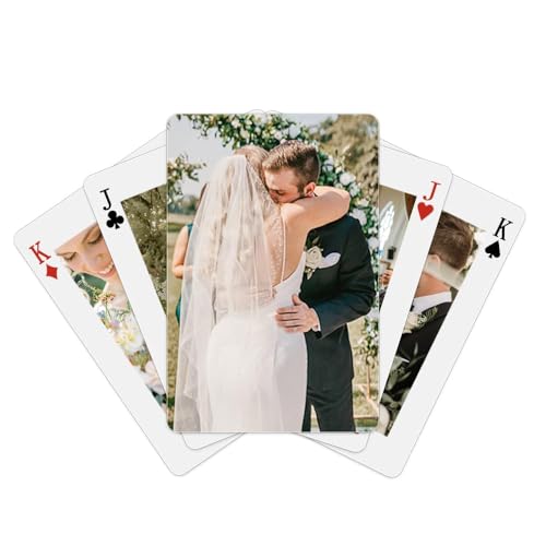 Benutzerdefiniertes Spielkartendeck mit Fotos mit Box, personalisierte Spielkarten mit Namen, Jubiläen, benutzerdefinierte Spielkarten, Hochzeit/Freundin/Geschenk Benutzerdefiniertes Spielkartendeck mit Fotos mit Box, personalisierte Spielkarten mit Namen, Jubiläen, benutzerdefinierte Spielkarten, Hochzeit/Freundin/Geschenk von Custom System