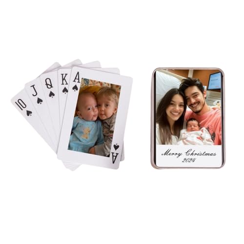 Individuelle Foto-Spielkarten – Personalisierte Spielkarten mit 55 Fotos, anpassbare Pokerkarten für Haustier, Hochzeiten, Jubiläen, Partys, Business-Logo Individuelle Foto-Spielkarten – Personalisierte Spielkarten mit 55 Fotos, anpassbare Pokerkarten für Haustier, Hochzeiten, Jubiläen, Partys, Business-Logo von Custom System