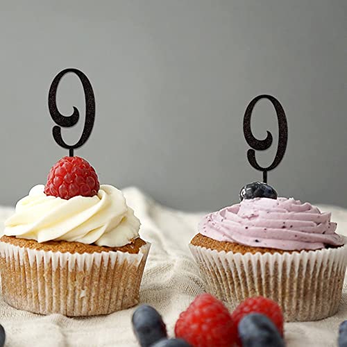 Cupcake-Topper mit Monogramm-Buchstabe O, Initiale, einzelner Buchstabe, Glitzer, schwarz, für Hochzeitstag, Dekoration, Strand, wiederverwendbar, Lorbeerkranz, personalisierbar, Hochzeitsgeschenke, 6 Cupcake-Topper mit Monogramm-Buchstabe O, Initiale, einzelner Buchstabe, Glitzer, schwarz, für Hochzeitstag, Dekoration, Strand, wiederverwendbar, Lorbeerkranz, personalisierbar, Hochzeitsgeschenke, 6 von CustonCares