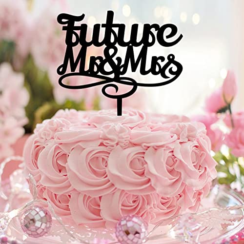 Future Mr Mrs Tortenaufsatz "Bride to Be", Eukalyptuskranz, Blatt, Happy Birthday, Tortenaufsatz, Diamantring, Junggesellinnenabschied, Jahrestag, Hochzeitskuchenzubehör, Dekorationen, dekorative von CustonCares
