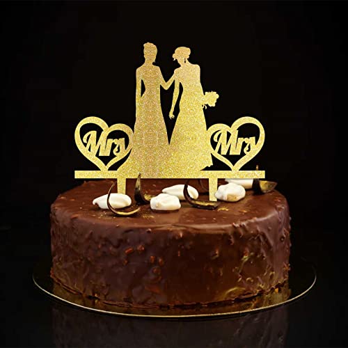 Hochzeitstortenaufsätze für Bräute, glitzernd, Gold, 2 Bräute, Silhouette, LGBTQ, Hochzeitstortendekoration, personalisierter Name, Hochzeit, Datum, Frauen, Hochzeitsgeschenke Hochzeitstortenaufsätze für Bräute, glitzernd, Gold, 2 Bräute, Silhouette, LGBTQ, Hochzeitstortendekoration, personalisierter Name, Hochzeit, Datum, Frauen, Hochzeitsgeschenke von CustonCares