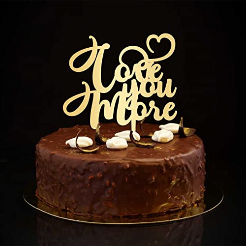 Love You More Tortenaufsätze, Hochzeitskuchenaufsätze, "Mr & Mrs", individuelle Silhouette, elegante Braut- und Bräutigam-Kuchendekoration für Hochzeit, Brautparty, Party, Dekoration Love You More Tortenaufsätze, Hochzeitskuchenaufsätze, "Mr & Mrs", individuelle Silhouette, elegante Braut- und Bräutigam-Kuchendekoration für Hochzeit, Brautparty, Party, Dekoration von CustonCares
