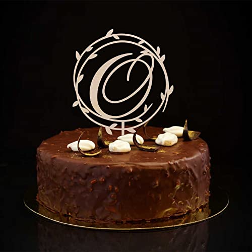 O-Buchstaben-Kuchenaufsatz aus Holz, Initialname, Blumengrün, für Hochzeit, Verlobung, Party, Gastgeschenke, Kranz, Blumenmuster, wiederverwendbar, Landgeburtstagsgeschenke für Kinder O-Buchstaben-Kuchenaufsatz aus Holz, Initialname, Blumengrün, für Hochzeit, Verlobung, Party, Gastgeschenke, Kranz, Blumenmuster, wiederverwendbar, Landgeburtstagsgeschenke für Kinder von CustonCares