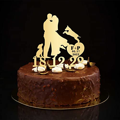 Personalisierte Tortenaufsätze "Mr & Mrs", Silhouette, personalisierbar, Retro, Braut und Bräutigam, Kuchendekoration für Hochzeit, Brautparty, Party-Dekoration, Hochzeitsgeschenke für Paare, Glitzer Personalisierte Tortenaufsätze "Mr & Mrs", Silhouette, personalisierbar, Retro, Braut und Bräutigam, Kuchendekoration für Hochzeit, Brautparty, Party-Dekoration, Hochzeitsgeschenke für Paare, Glitzer von CustonCares