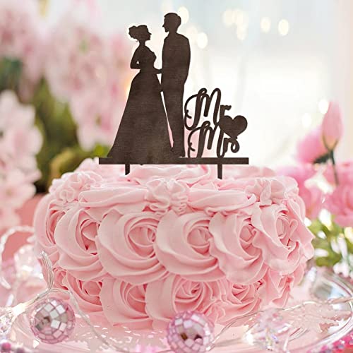 Romantische Tortenaufsätze "Mr & Mrs", Silhouette, Holz, "Mr & Mrs", personalisierbar für Hochzeit, Brautparty, Party, Dekoration, Hochzeitsgeschenke für Paare Romantische Tortenaufsätze "Mr & Mrs", Silhouette, Holz, "Mr & Mrs", personalisierbar für Hochzeit, Brautparty, Party, Dekoration, Hochzeitsgeschenke für Paare von CustonCares