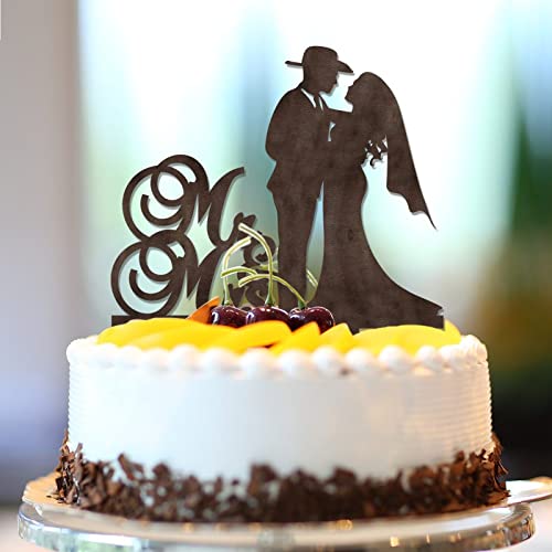 Rustikale Tortenaufsätze "Mr & Mrs", personalisierbar, Nachname, Est Datum, Silhouette, Braut und Bräutigam, Tortenaufsatz für Verlobung, Brautparty, Geschenke für Sie und Ihn, braunes Holz Rustikale Tortenaufsätze "Mr & Mrs", personalisierbar, Nachname, Est Datum, Silhouette, Braut und Bräutigam, Tortenaufsatz für Verlobung, Brautparty, Geschenke für Sie und Ihn, braunes Holz von CustonCares
