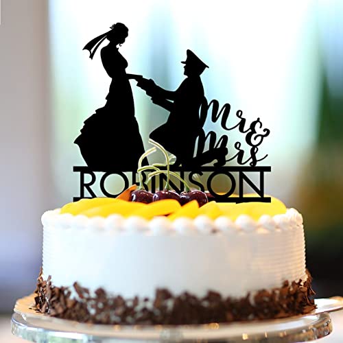 Rustikaler Hochzeitskuchenaufsatz "Mr & Mrs", personalisierbar, Nachname, Est Datum, Silhouette, Braut und Bräutigam, Kuchenaufsatz für Hochzeit, Brautparty, Party, Junggesellinnenabschied, Acryl Rustikaler Hochzeitskuchenaufsatz "Mr & Mrs", personalisierbar, Nachname, Est Datum, Silhouette, Braut und Bräutigam, Kuchenaufsatz für Hochzeit, Brautparty, Party, Junggesellinnenabschied, Acryl von CustonCares