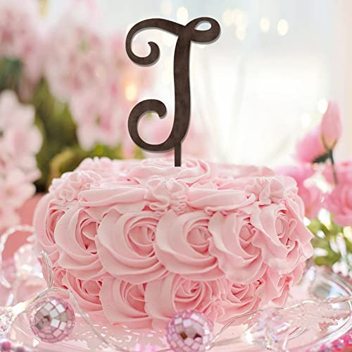 Tortenaufsatz aus Holz, Buchstabe J, Monogramm, Initiale Name für Hochzeit, Geburtstag, Party, Dekoration, rustikal, wiederverwendbar, Land-Verlobungsgeschenke für Kinder oder Erwachsene Tortenaufsatz aus Holz, Buchstabe J, Monogramm, Initiale Name für Hochzeit, Geburtstag, Party, Dekoration, rustikal, wiederverwendbar, Land-Verlobungsgeschenke für Kinder oder Erwachsene von CustonCares