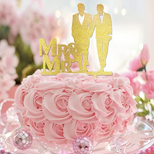 Tortenaufsatz für Gay-Hochzeit, glitzernd, goldfarben, elegant, zwei Männer, Hochzeitstortenaufsatz, Silhouette, Liebe, zwei Männer, Hochzeit, Party, Gastgeschenke, personalisierter Name, Hochzeit Tortenaufsatz für Gay-Hochzeit, glitzernd, goldfarben, elegant, zwei Männer, Hochzeitstortenaufsatz, Silhouette, Liebe, zwei Männer, Hochzeit, Party, Gastgeschenke, personalisierter Name, Hochzeit von CustonCares