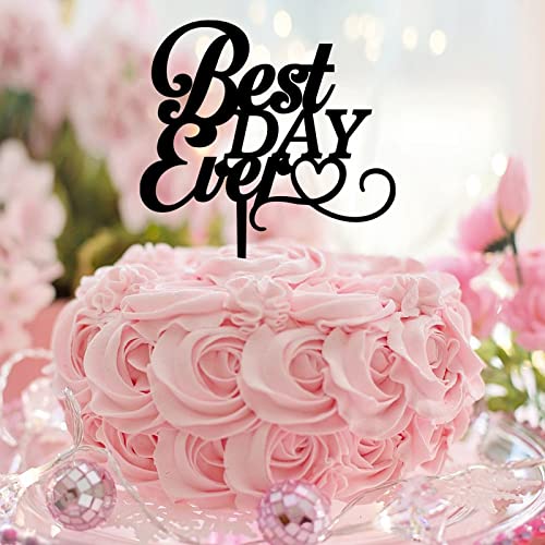 Tortenaufsatz mit Aufschrift "Best Day Ever", "Mr & Mrs", personalisierbar, Strandbraut und Bräutigam, Tortenaufsätze für Verlobung, Brautpaar, Hochzeitsdekorationen, Verlobungsgeschenke für Paare Tortenaufsatz mit Aufschrift "Best Day Ever", "Mr & Mrs", personalisierbar, Strandbraut und Bräutigam, Tortenaufsätze für Verlobung, Brautpaar, Hochzeitsdekorationen, Verlobungsgeschenke für Paare von CustonCares