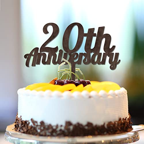 Tortenaufsatz zum 20. Hochzeitstag, personalisierbar, braunes Holz, lustiges Geschenk zum 20. Hochzeitstag, Geschenk für Paare Tortenaufsatz zum 20. Hochzeitstag, personalisierbar, braunes Holz, lustiges Geschenk zum 20. Hochzeitstag, Geschenk für Paare von CustonCares