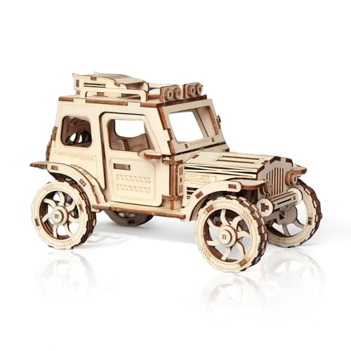 Cuteefun 3D Holzmodelle Bausätze Erwachsene, Geländewagen, Hölzerne Mechanische 3D Puzzle, Baukasten Holz, Geschenkideen für Jungen Mädchen Teenager Männer und Frauen Cuteefun 3D Holzmodelle Bausätze Erwachsene, Geländewagen, Hölzerne Mechanische 3D Puzzle, Baukasten Holz, Geschenkideen für Jungen Mädchen Teenager Männer und Frauen von Cuteefun