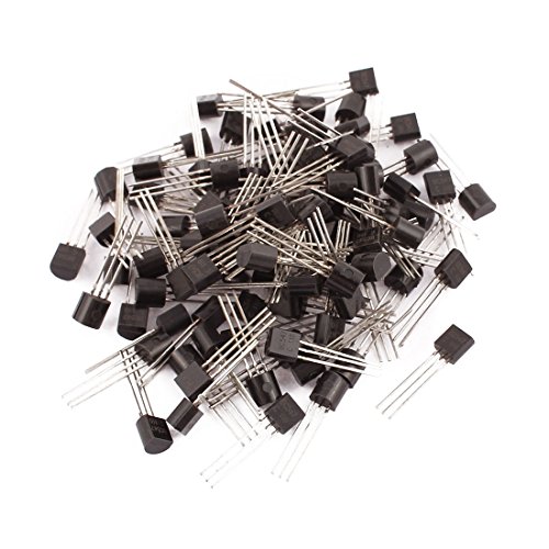 Cutefly 100 x Transistor NPN BC547 45V 100mA schwarz BC547 von uxcell