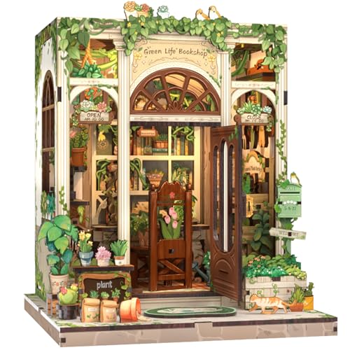 Cutefun Book Nook Kit für Erwachsene DIY Miniature House mit LED-Licht,für Buchstütze Bibliothek Bücherregal Dekoration 3D Puzzle Buchstützen aus Holz Erwachsene Booknook Geschenken für Frauen Cutefun Book Nook Kit für Erwachsene DIY Miniature House mit LED-Licht,für Buchstütze Bibliothek Bücherregal Dekoration 3D Puzzle Buchstützen aus Holz Erwachsene Booknook Geschenken für Frauen von Cutefun