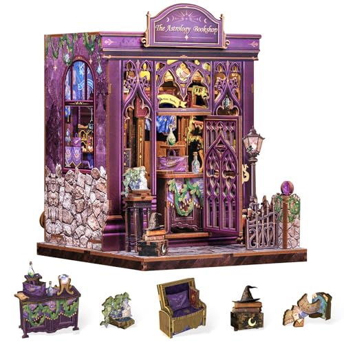 Cutefun Book Nook Kit für Erwachsene DIY Miniature House mit LED-Licht,für Buchstütze Bibliothek Bücherregal Dekoration 3D Puzzle Buchstützen aus Holz Erwachsene Booknook Geschenken für Frauen Cutefun Book Nook Kit für Erwachsene DIY Miniature House mit LED-Licht,für Buchstütze Bibliothek Bücherregal Dekoration 3D Puzzle Buchstützen aus Holz Erwachsene Booknook Geschenken für Frauen von Cutefun