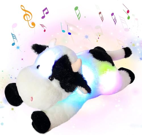 Cuteoy Musical Plüsch Lange Kuh Plüschtier Soft Glowing LED Light-up Nachtlicht Spielzeug Singing Lullabies Geburtstag Weihnachten Plüschtiere Geschenke für Kinder Cuteoy Musical Plüsch Lange Kuh Plüschtier Soft Glowing LED Light-up Nachtlicht Spielzeug Singing Lullabies Geburtstag Weihnachten Plüschtiere Geschenke für Kinder von Cuteoy