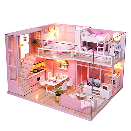 Cuteroom Puppenhaus aus Holz, handgefertigt, Miniatur-Set, Traumengel, Modell & Möbel… von CUTEROOM