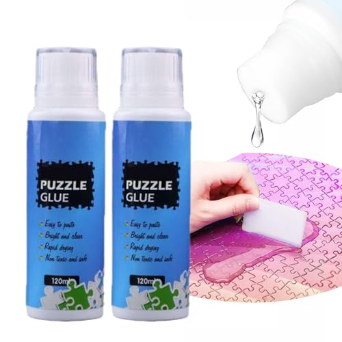 Cutiolly Puzzle Kleber,2pcs 120ml Puzzle Kleber Transparent Cutiolly Puzzle Kleber,2pcs 120ml Puzzle Kleber Transparent von Cutiolly