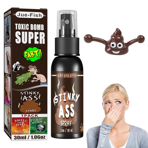 Stinkender Furz-Spray,Flüssiger Furz,Furzspray,Furzspray Prank Extrem,Furzspray Prank,Furz Streich Spray,Tricky Liquid Fart,Stinky Spray,Schrecklicher Geruch Spray Langanhaltender Geruch von Cutiolly