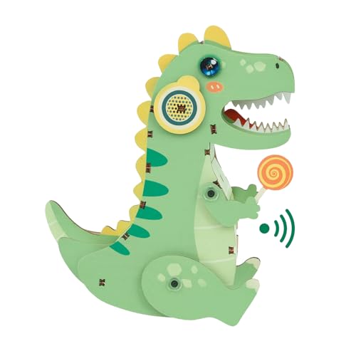 Cutywood 3D Holzpuzzle, Aufzeichnungsgerät Typ Dinosaurier Spielzeug Modell Baukits, Bildungs STEM Kits, STEM Spielzeug Geschenke für Weihnachten Geburtstag (13,8x7,1x16,1cm) von Cutywood
