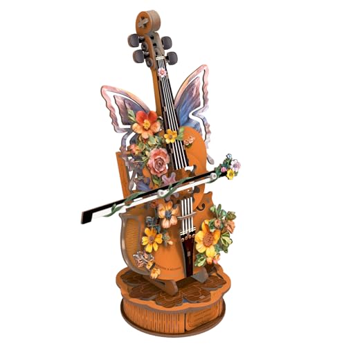 Cutywood 3D Holzpuzzle Erwachsene, Blumencello Holz Spieluhr Modellbausätze, Basteln/Schreibtisch Wohn Dekoration/Hobbys für Frauen und Männer, Geschenk zum Geburtstag und zu Weihnachten Cutywood 3D Holzpuzzle Erwachsene, Blumencello Holz Spieluhr Modellbausätze, Basteln/Schreibtisch Wohn Dekoration/Hobbys für Frauen und Männer, Geschenk zum Geburtstag und zu Weihnachten von Cutywood