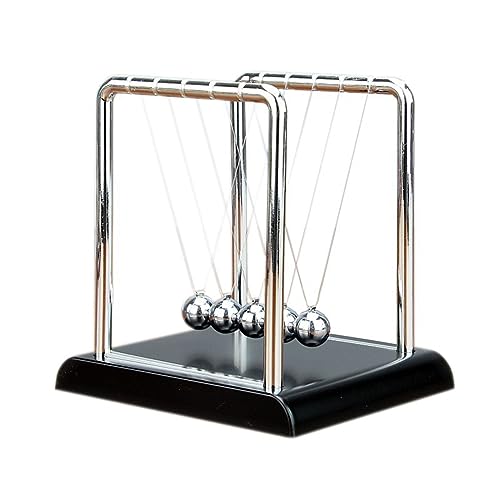 Newtons Wiegen-Balance-Kugeln, 18 cm, Newton-Pendel, 5 physisch schwingende magnetische Kugeln, Physikwissenschaft, Dekompressionspendel, Ornamente, Spielzeug, Schreibtischbälle, Kit für Büro, Newtons Wiegen-Balance-Kugeln, 18 cm, Newton-Pendel, 5 physisch schwingende magnetische Kugeln, Physikwissenschaft, Dekompressionspendel, Ornamente, Spielzeug, Schreibtischbälle, Kit für Büro, von CwQisjk