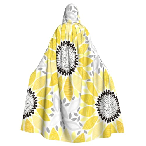 Cxzmnba Abstrakte Sonnenblumen, Unisex, Cosplay-Kostüm, Halloween, Kapuzenumhang, Umhang für Party, Verkleidung, volle Länge, Uniform-Bademantel Cxzmnba Abstrakte Sonnenblumen, Unisex, Cosplay-Kostüm, Halloween, Kapuzenumhang, Umhang für Party, Verkleidung, volle Länge, Uniform-Bademantel von Cxzmnba